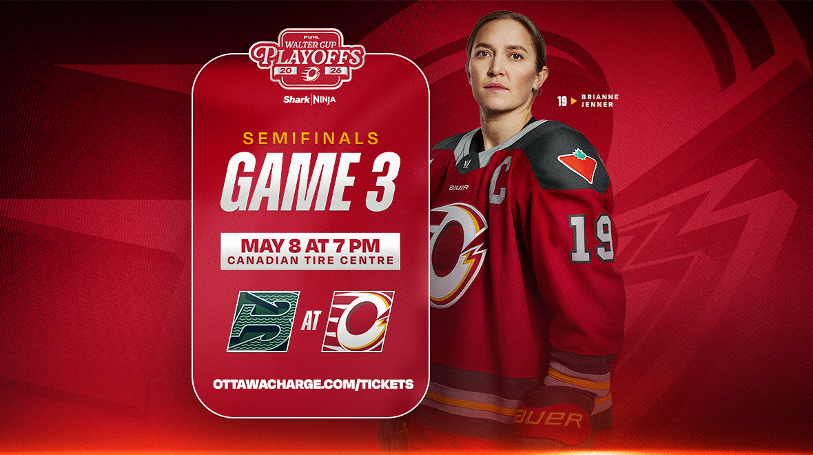 More Info for Boston Fleet @ Ottawa Charge: PWHL Playoffs Round 1, Game 3