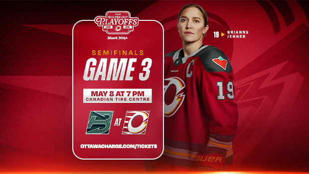 More Info for Boston Fleet @ Ottawa Charge: PWHL Playoffs Round 1, Game 3