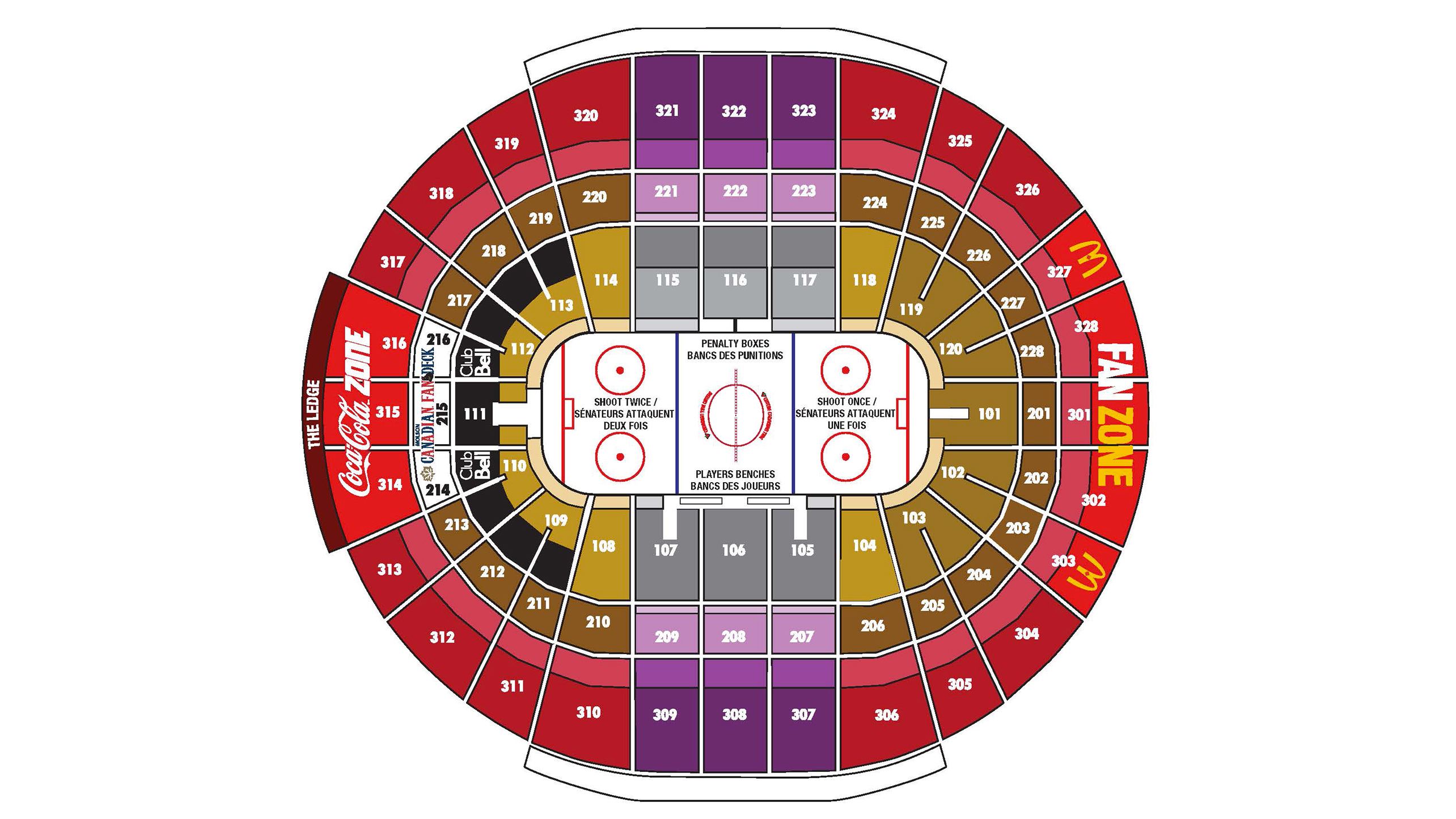 Tickets, Ottawa Senators