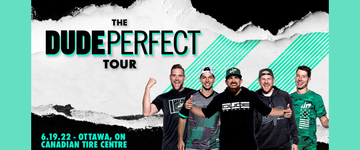 Cancelled The Dude Perfect Tour 2022 Canadian Tire Centre