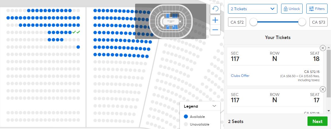 Select a Seat